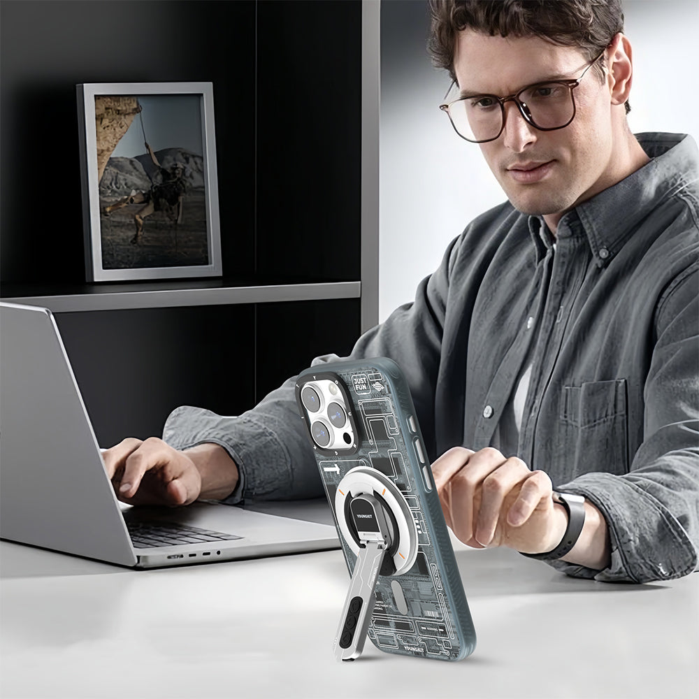 Youngkit Technology Serisi Telefon ve Tabletler için Magnetik Ring Stand Youngkit Technology Serisi Telefon ve Tabletler için Magnetik Ring Stand